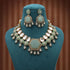 Sea Green Necklace - Front View | Samyak Fashion