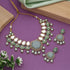 Sea Green Necklace - Back View | Samyak Fashion