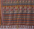 Sky Blue Linen Cotton Party Wear Saree With Blouse - Front View | Samyak Fashion