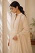 White Cotton Salwar Suit - Back View | Samyak Fashion