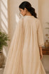 White Cotton Salwar Suit - Side View | Samyak Fashion