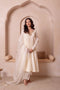 White Cotton Salwar Suit - Front View | Samyak Fashion