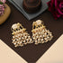 White Earrings - Back View | Samyak Fashion