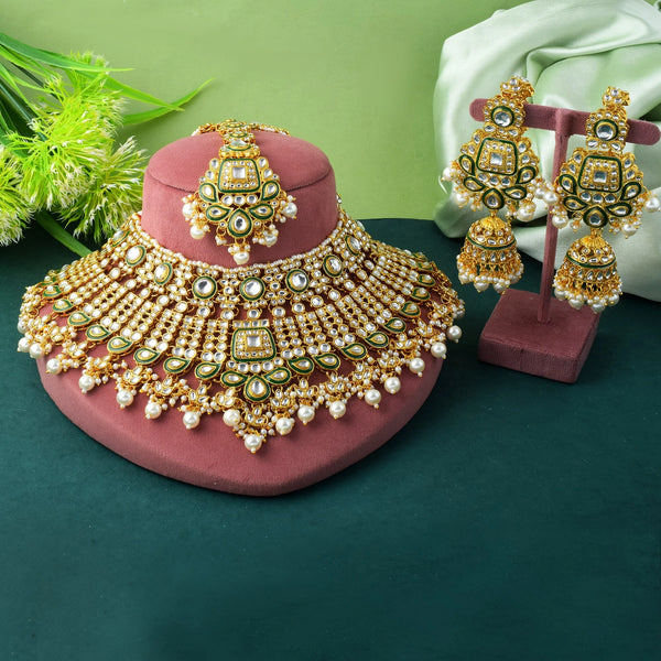 White Necklace - Front View | Samyak Fashion