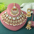 White Necklace - Back View | Samyak Fashion