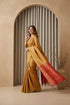 Yellow Art Silk Saree With Blouse - Detail View | Samyak Fashion