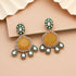 Yellow Earrings - Front View | Samyak Fashion