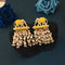 Yellow Earrings - Front View | Samyak Fashion