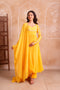 Yellow Georgette Salwar Suit - Front View | Samyak Fashion
