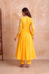 Yellow Georgette Salwar Suit - Detail View | Samyak Fashion