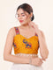 Yellow Heavy Magic Cotton Blouse - Front View | Samyak Fashion