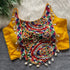 Yellow Heavy Soft Cotton Blouse - Back View | Samyak Fashion