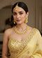 Yellow Necklace Set - Front View | Samyak Fashion