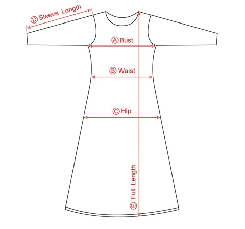 How to measure women's garment